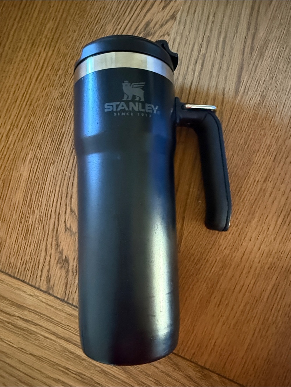 Stanley Black Insulated Travel Mug with Handle